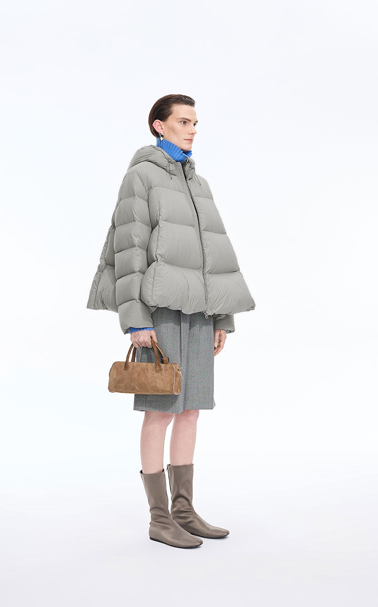 Down Coat / JNBY Oversized Boxy Short Down Coat