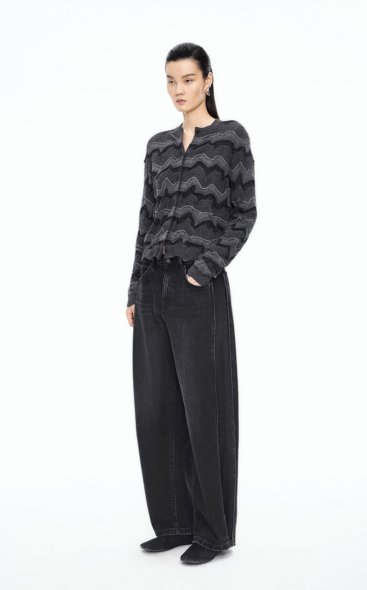 Pants / JNBY Relaxed Straight-Leg Long Jeans