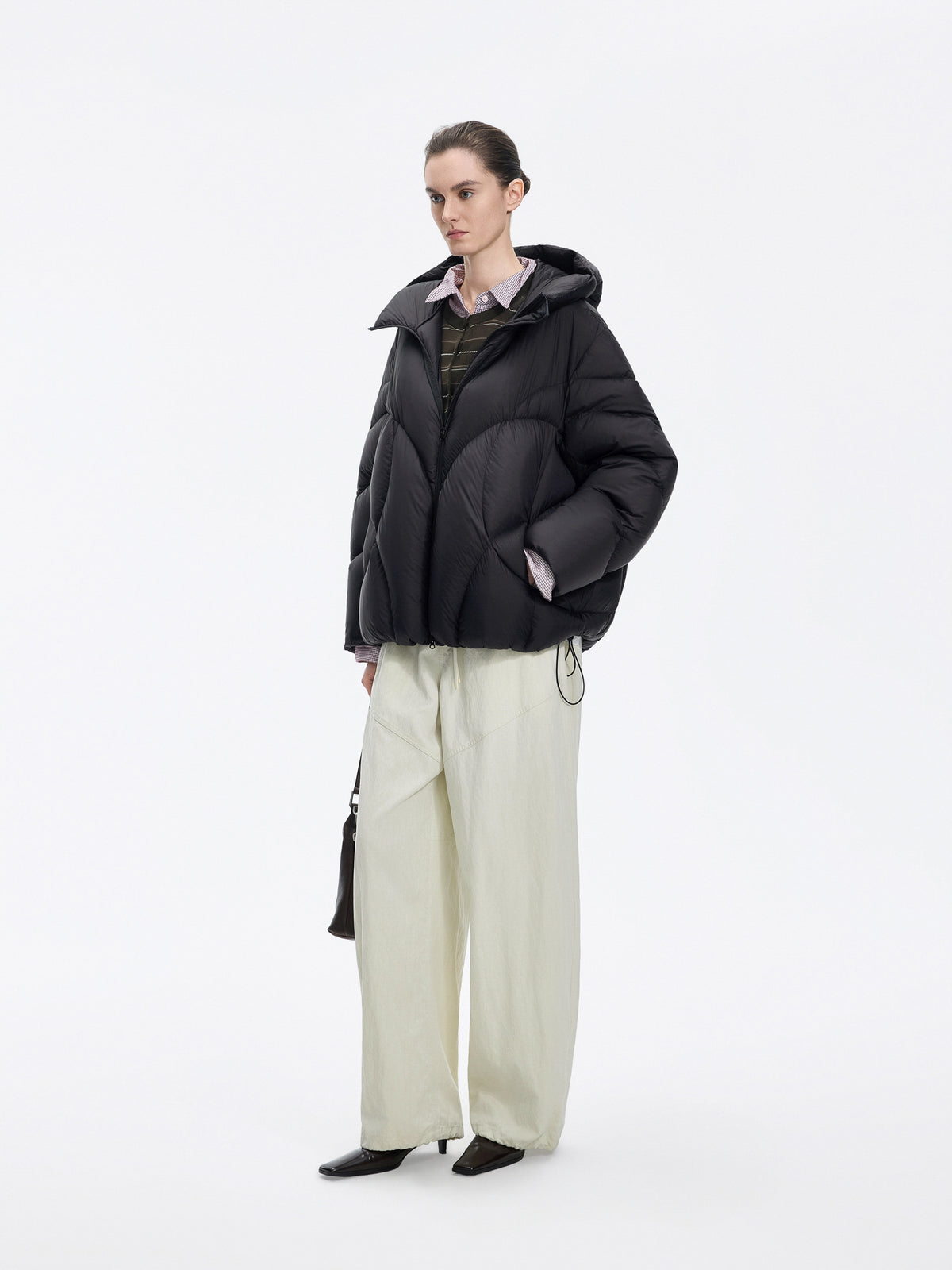 Jacket / JNBY Oversized Hooded Down Puffer