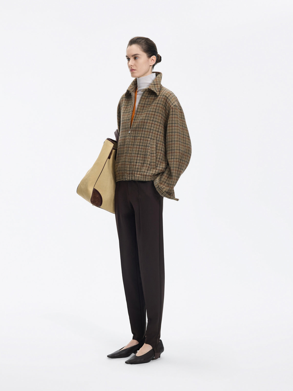 Pants / JNBY Nylon Blend Tapered Trousers