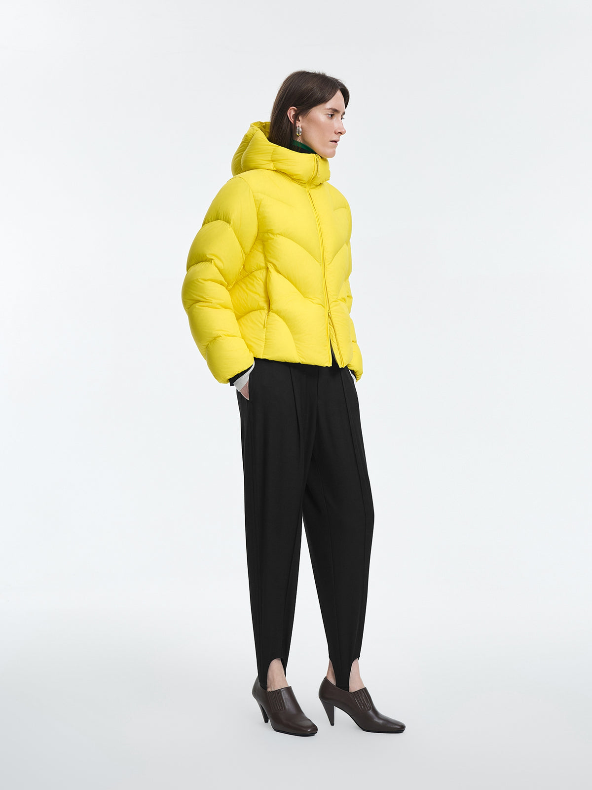 Pants / JNBY Wool Blend Tapered Trousers