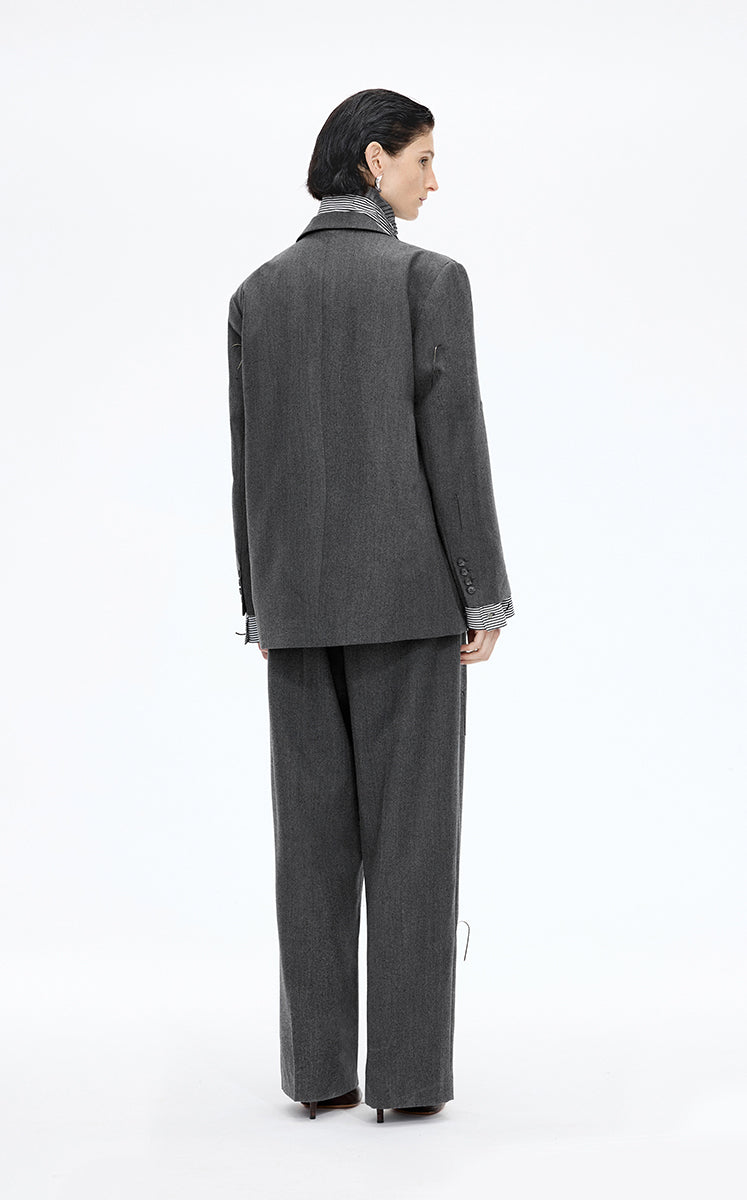 Blazer / JNBY Oversized Tassel Details Longline Blazer
