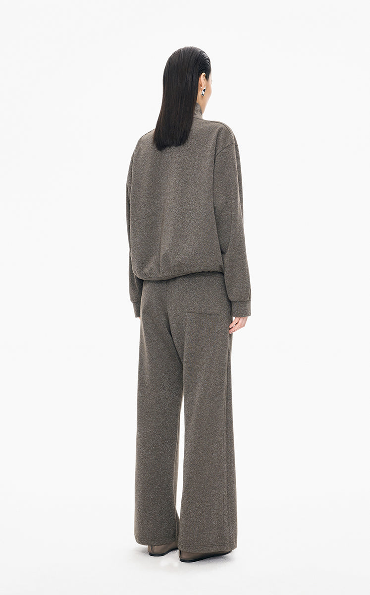 Sweatshirt / JNBY Cotton-Blend Half-Zip Pullover