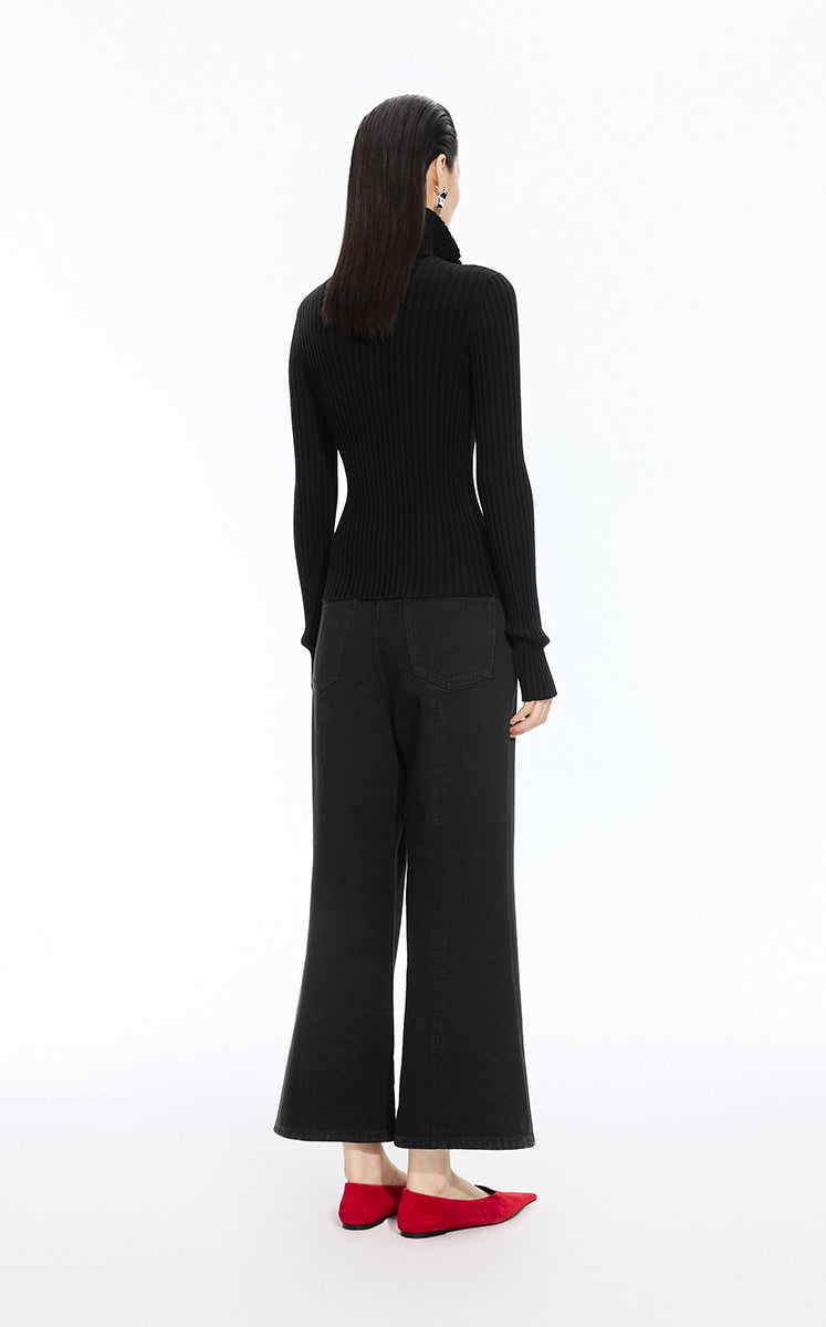 Pants / JNBY Wide-Leg Cropped Jeans