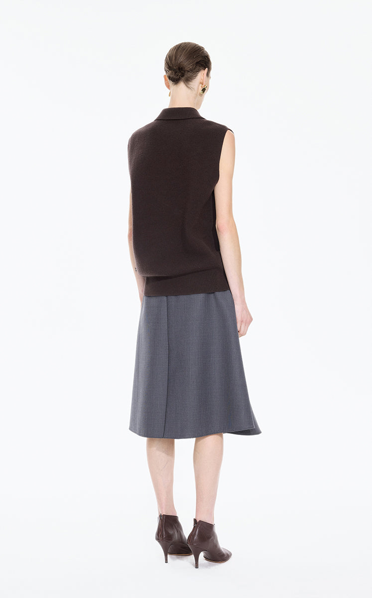 Sweater / JNBY Wool Polo Knit Vest