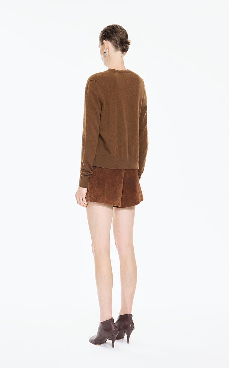 Sweater / JNBY Cropped Wool-Cashmere Cardigan