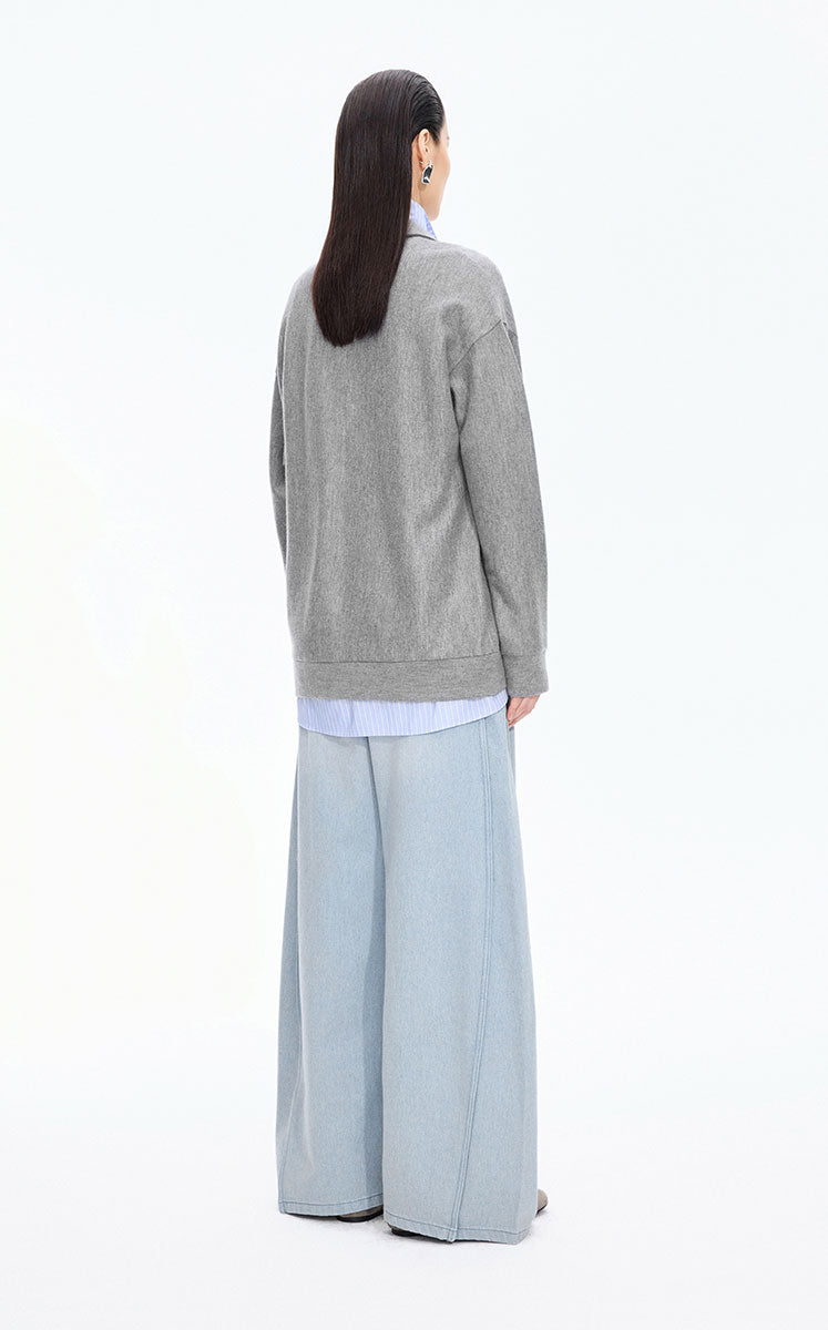Coat / JNBY Oversize Wool-Cashmere Jacket