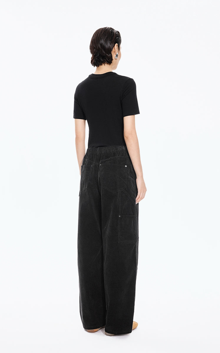 Pants / JNBY Corduroy Cargo Trousers