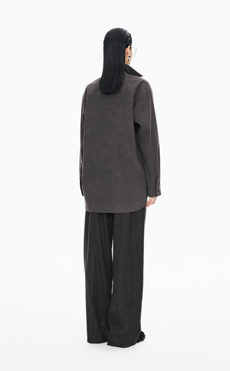 Pants / JNBY Premium Wool Straight-Leg Trousers