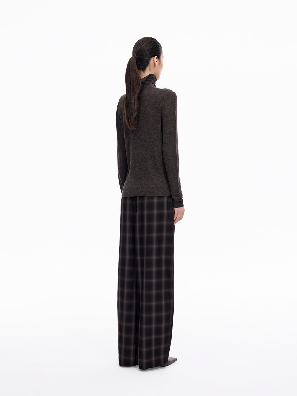Sweater / JNBY Merino Wool Ribbed Turtleneck
