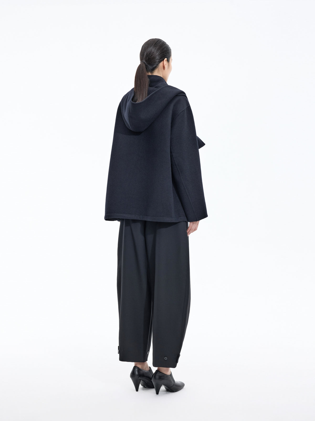 Jacket / JNBY Oversized Wool Blend Double-Face Coat
