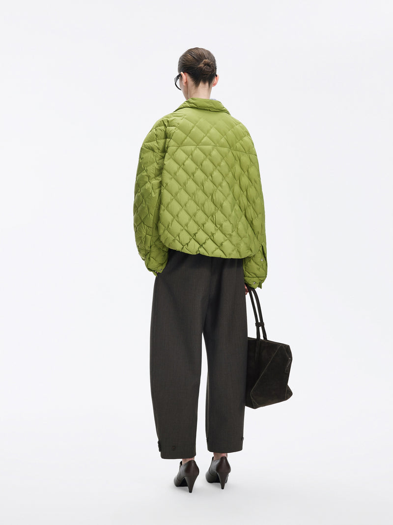 Jacket / JNBY Oversized Short Down Coat with 95% White Goose Down