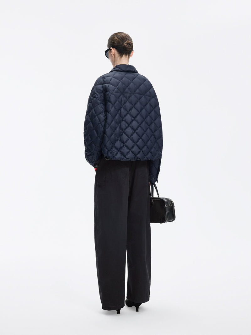 Jacket / JNBY Oversized Short Down Coat with 95% White Goose Down