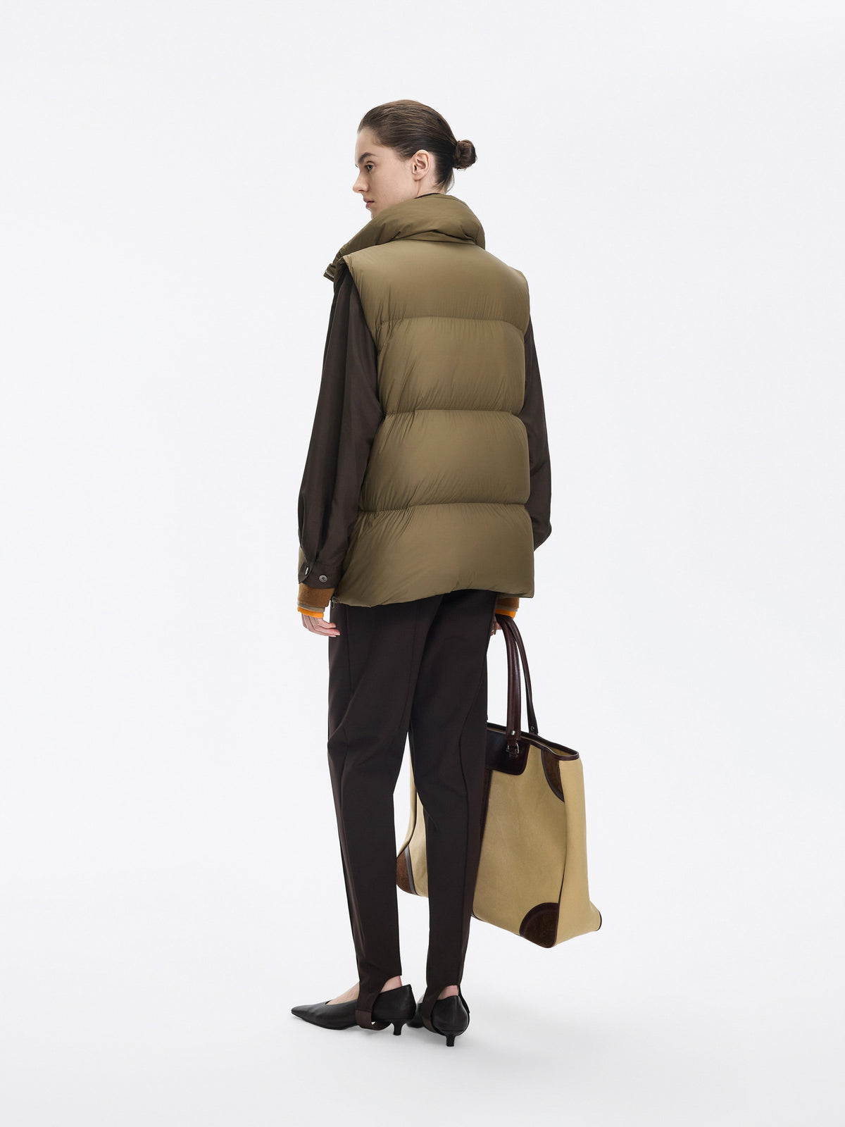 Vest / JNBY White Goose Down Nylon Vest