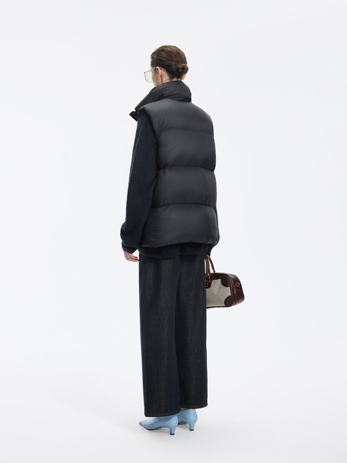 Vest / JNBY White Goose Down Nylon Vest