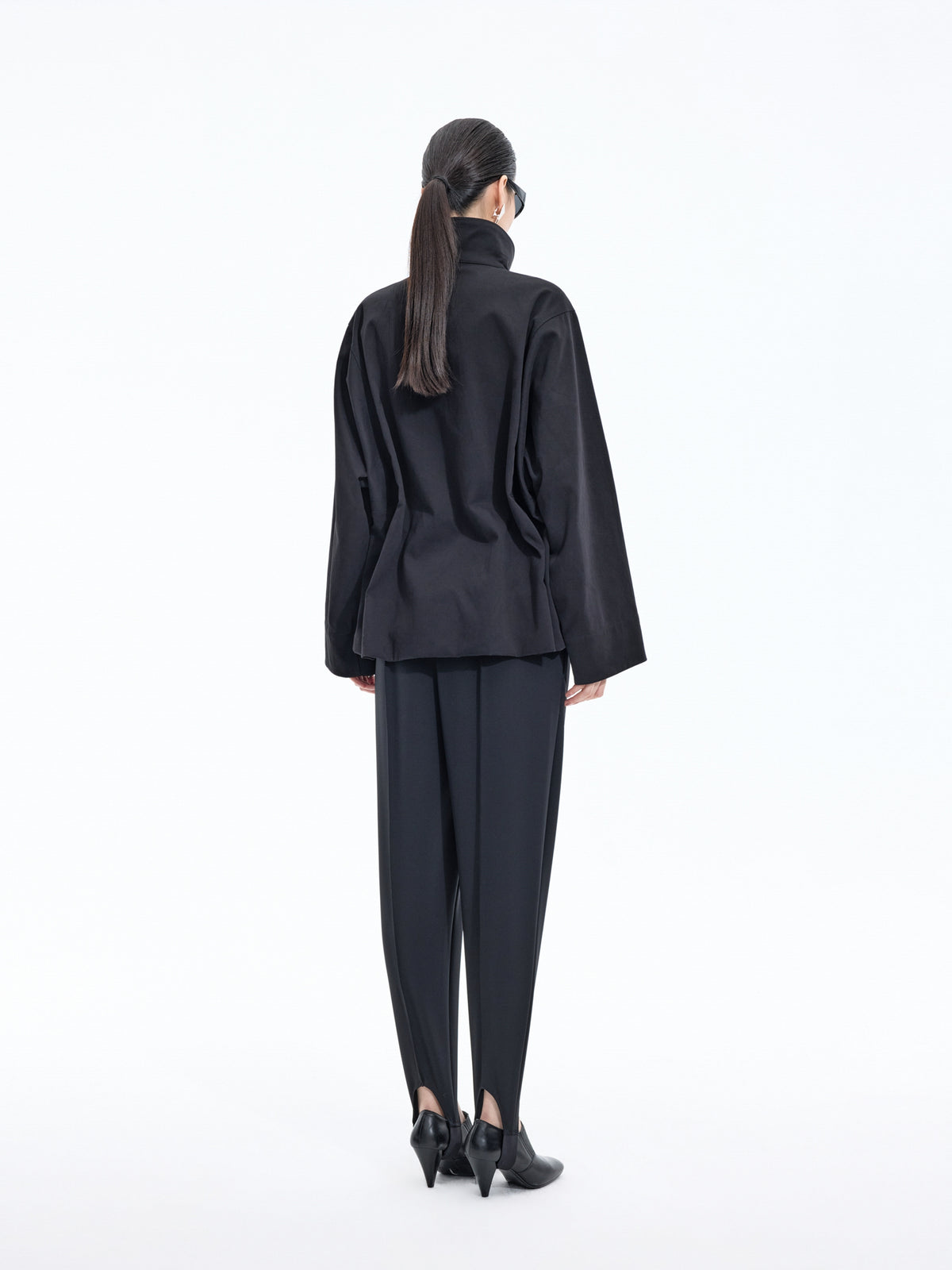 Pants / JNBY Nylon Blend Tapered Trousers