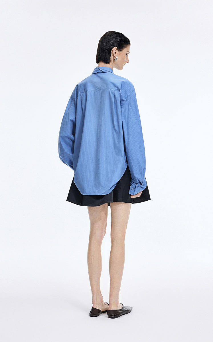 Shirt / JNBY H-Line Deconstructed Cotton Shirt