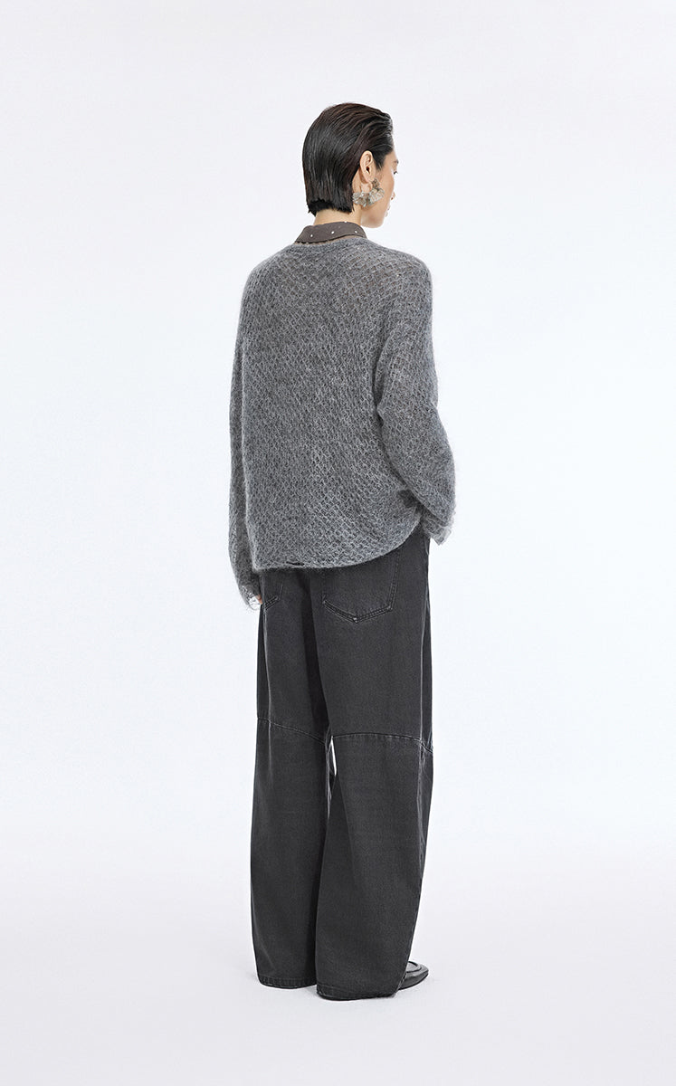 Pants / JNBY Vintage Textured Denim Pants