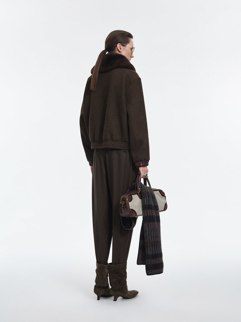Pants / JNBY Wool Blend Tapered Trousers