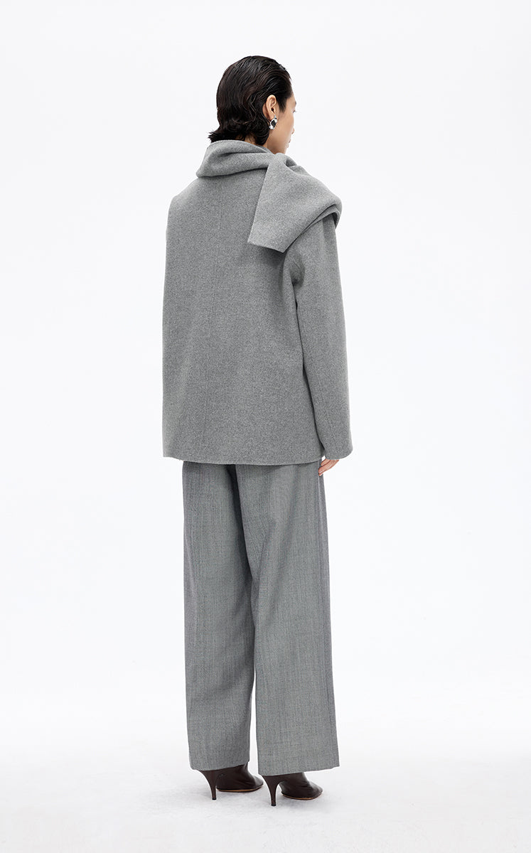 Coat / JNBY Oversize Wool Blend Coat