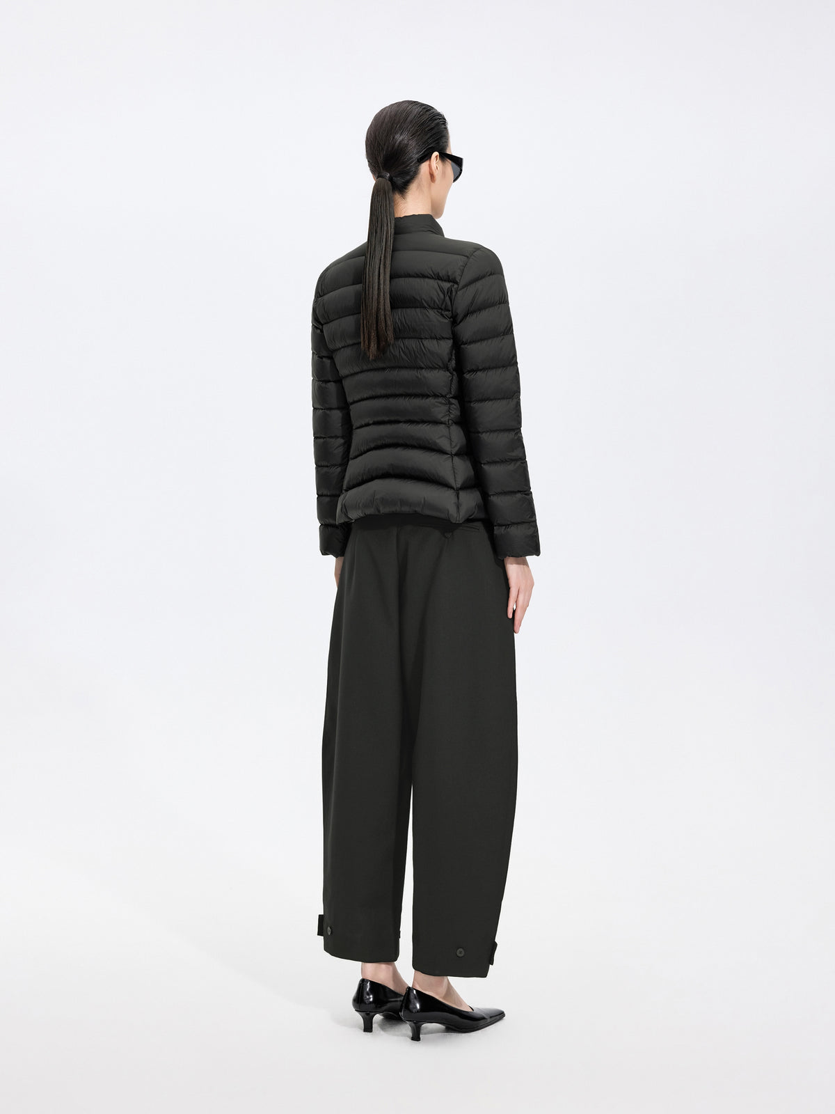 Jacket / JNBY Slim Fit Short Down Jacket with Stand Collar