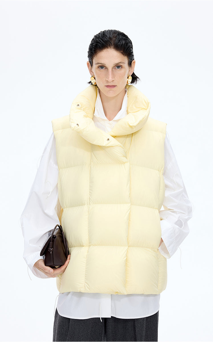 Down Vest / JNBY Oversized Quilted Down Vest