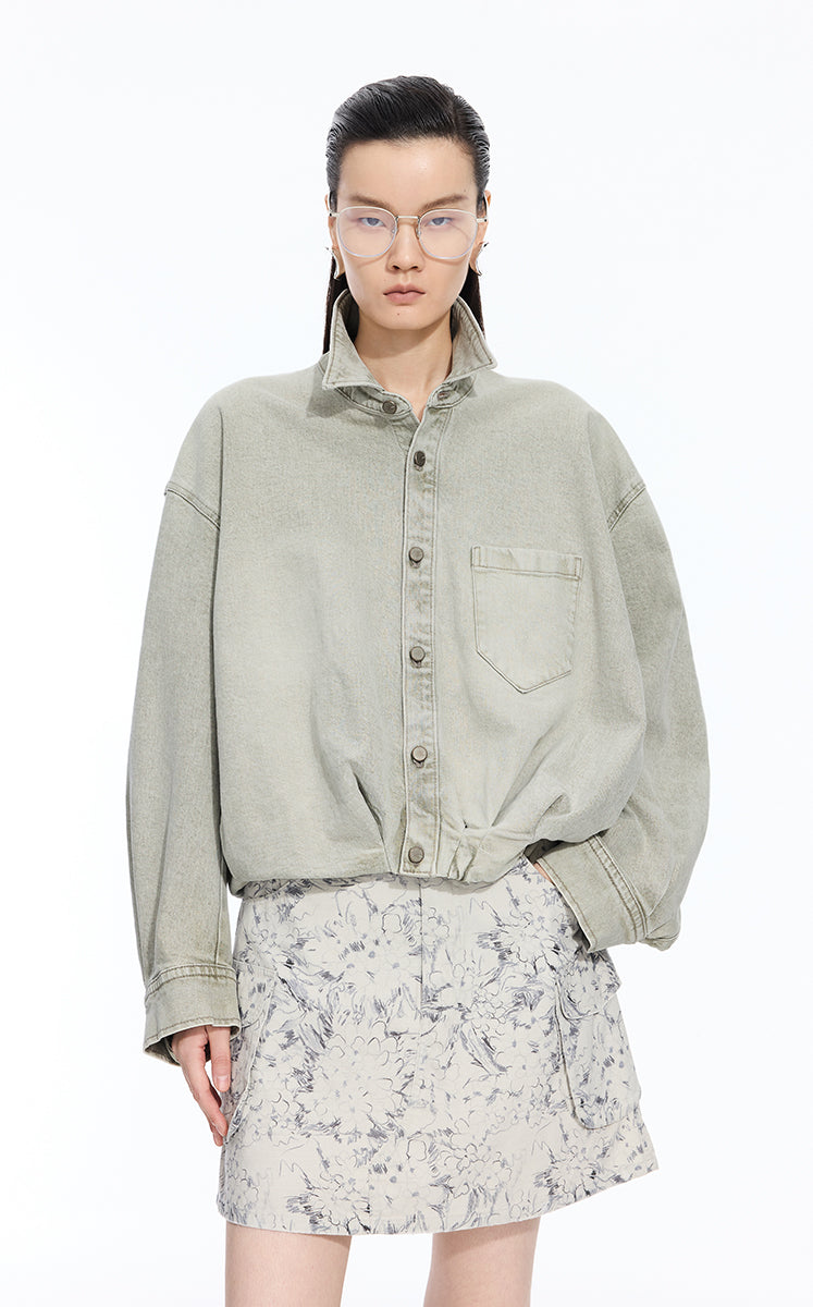 Jacket / JNBY Relaxed Vintage Denim Jacket