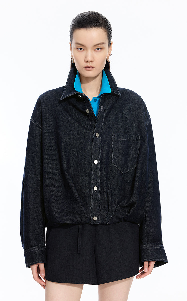 Jacket / JNBY Relaxed Vintage Denim Jacket