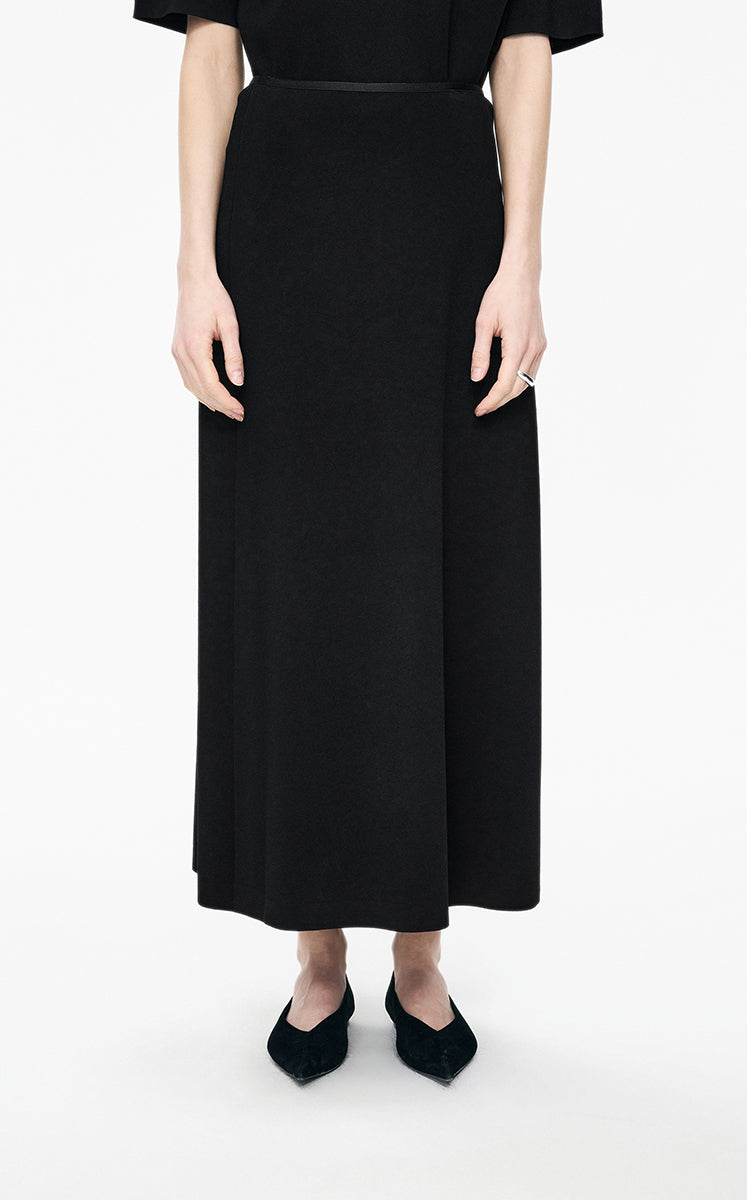 Skirt / JNBY A-Line Blend Long Skirt black