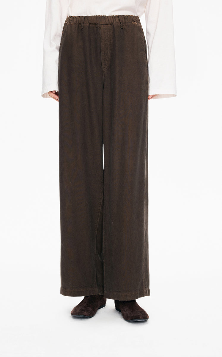 Pants / JNBY Eco-friendly Tencel Wide-Leg Jeans Dark coffee
