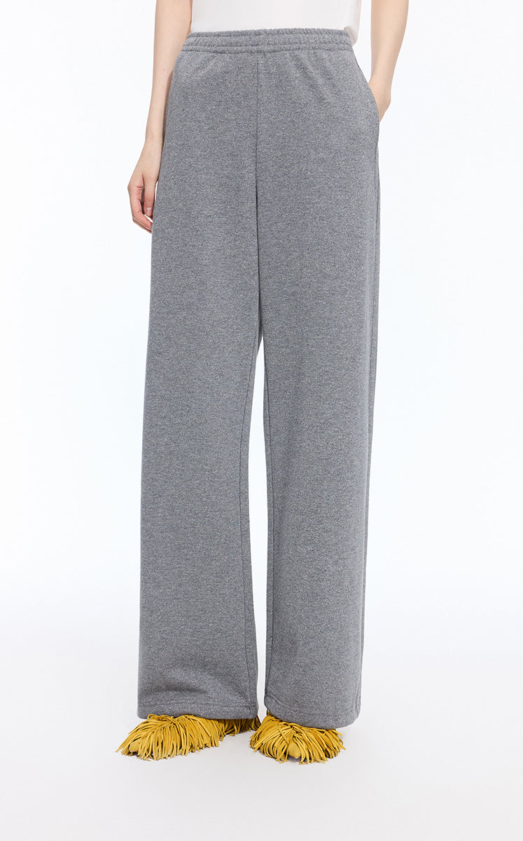 Pants / JNBY Flared Drawstring Blend Pants grey
