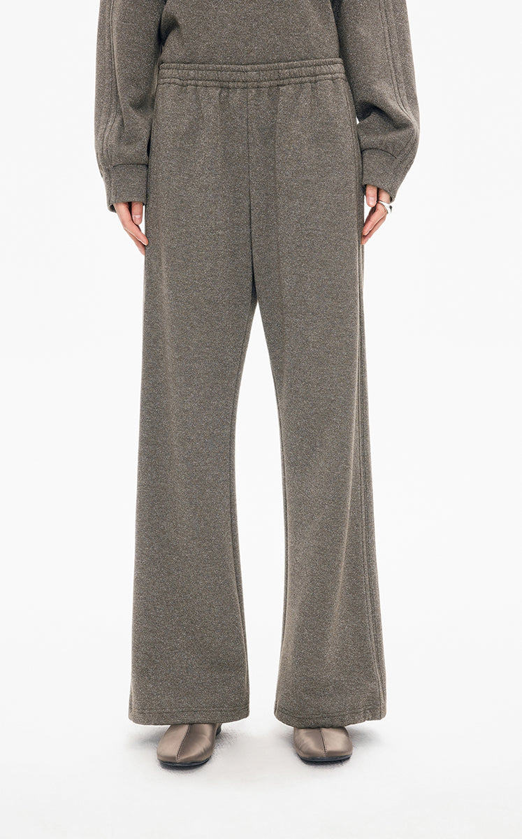 Pants / JNBY Flared Drawstring Blend Pants brown