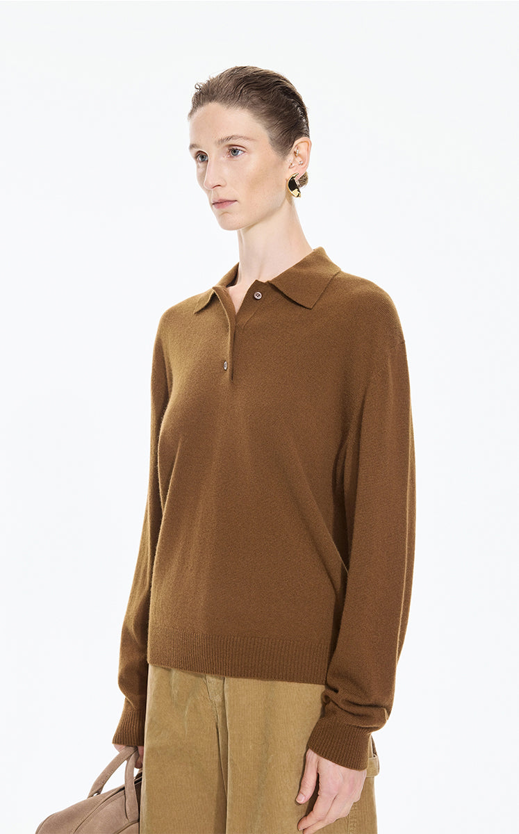 Sweater / JNBY O-shaped Wool-Cashmere Pullover