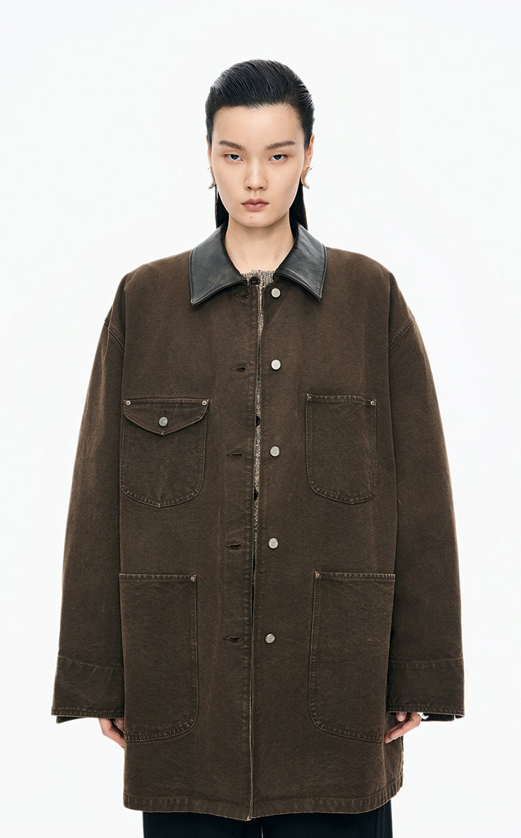 Jacket / JNBY Oversized Cotton Utility Jacket