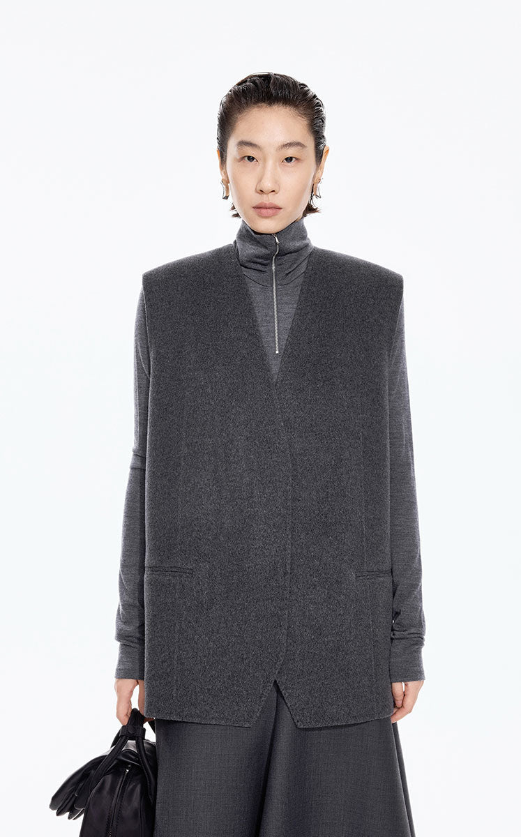 Vest / JNBY Oversize Wool Felt Vest