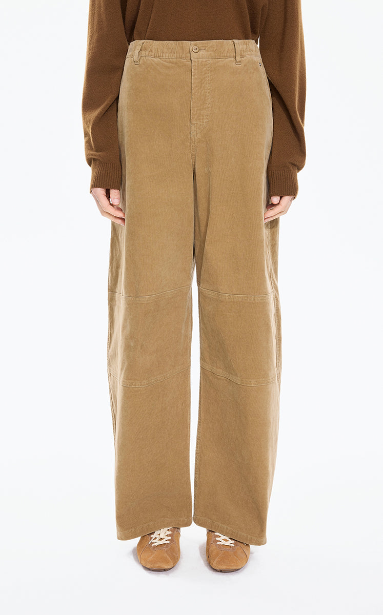 Pants / JNBY Corduroy Cargo Trousers Tea Kahaki