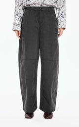 الكفاف / JNBY قماش تويل trousers مستقيمة