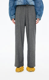 Pants / JNBY Straight-Leg Drawstring Wool Blend Trousers