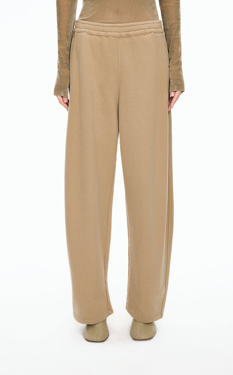 Pants / JNBY Relaxed Cotton Banana Pants Yellow Kahaki