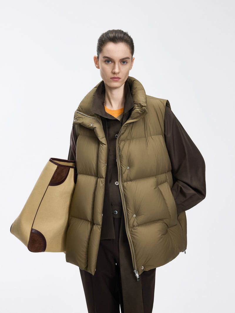 Vest / JNBY White Goose Down Nylon Vest
