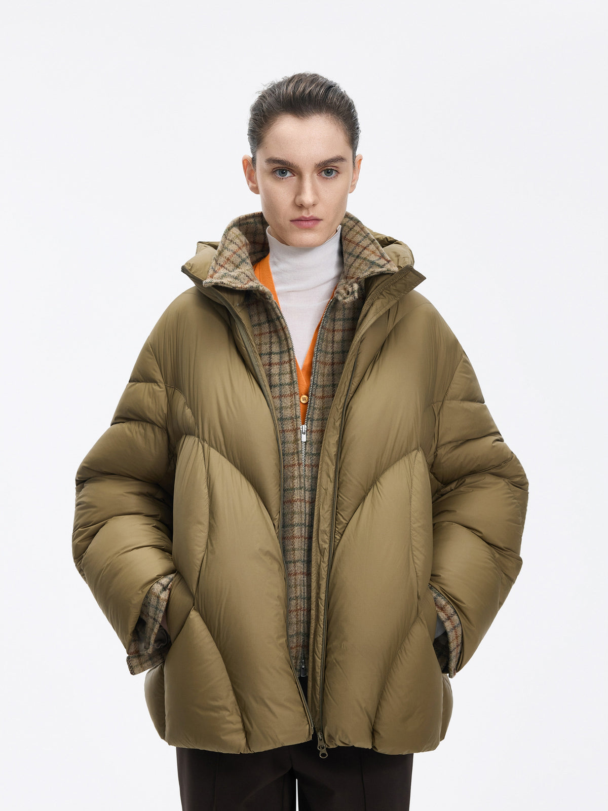 Jacket / JNBY Oversized Hooded Down Puffer