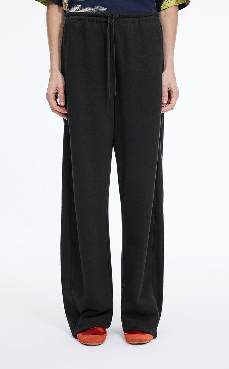 Pants / JNBY Cotton Banana Elastic Waist Pants Black