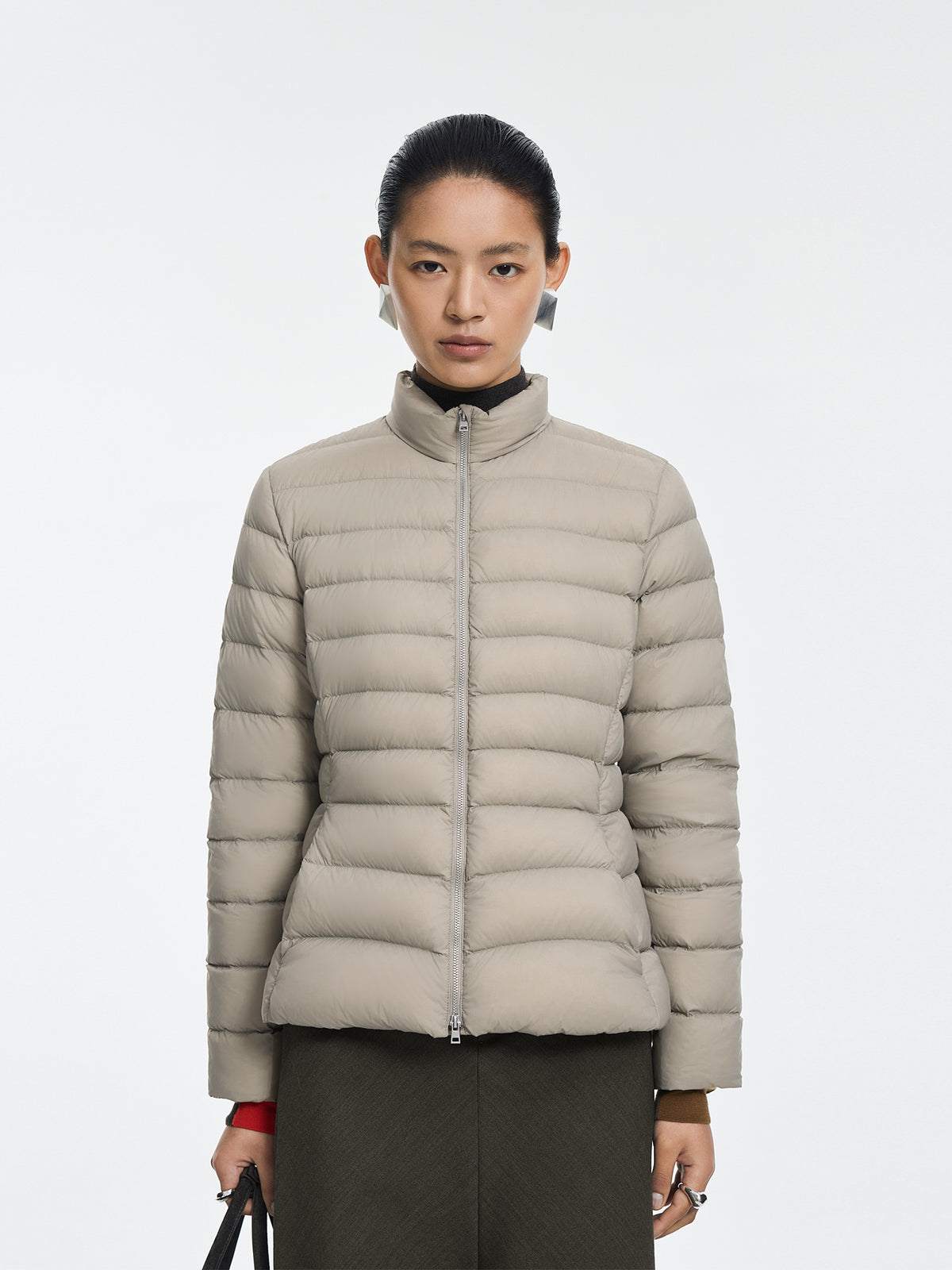 Jacket / JNBY Slim Fit Short Down Jacket with Stand Collar