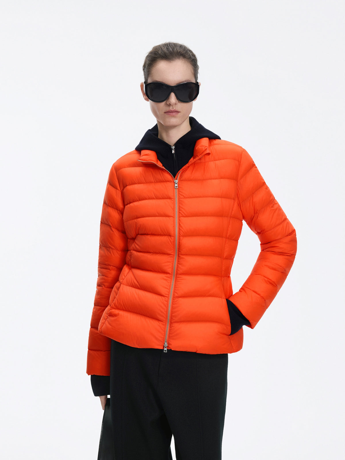 Jacket / JNBY Slim Fit Short Down Jacket with Stand Collar