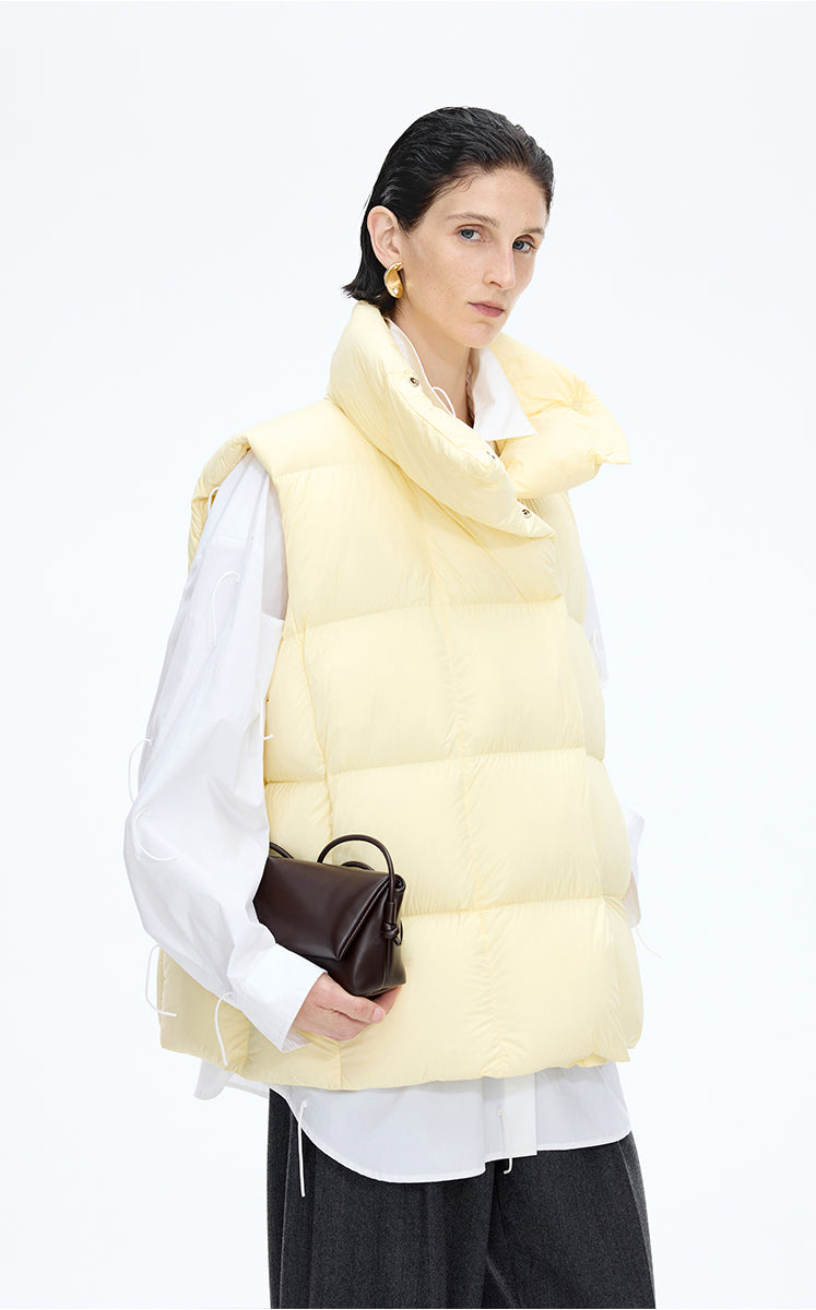 Down Vest / JNBY Oversized Quilted Down Vest