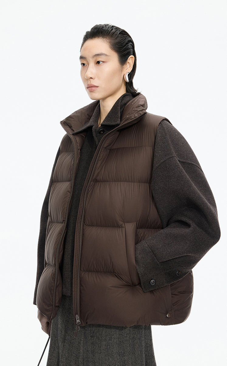 Down Vest / JNBY A-Line Oversize Down Vest