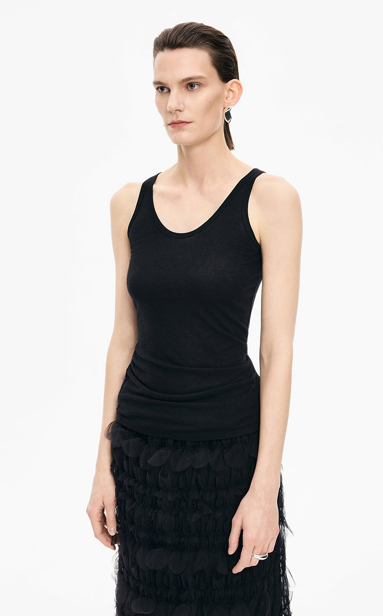 Vest / JNBY Fitted Wool-Blend Vest