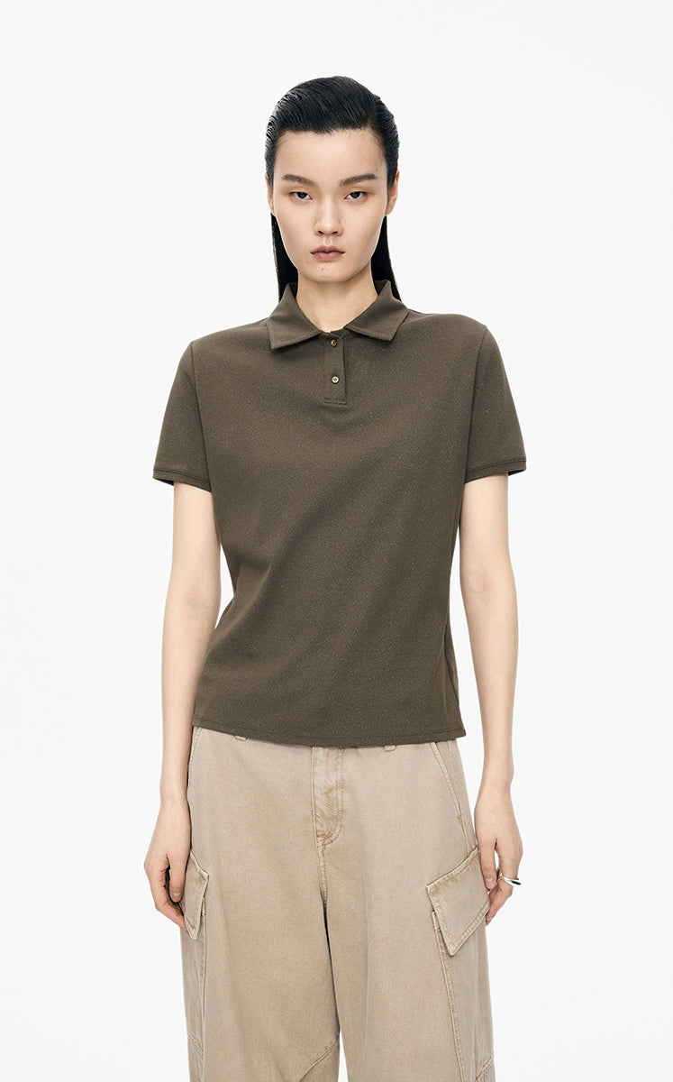 T-Shirt / JNBY Classic Cotton Polo Tee