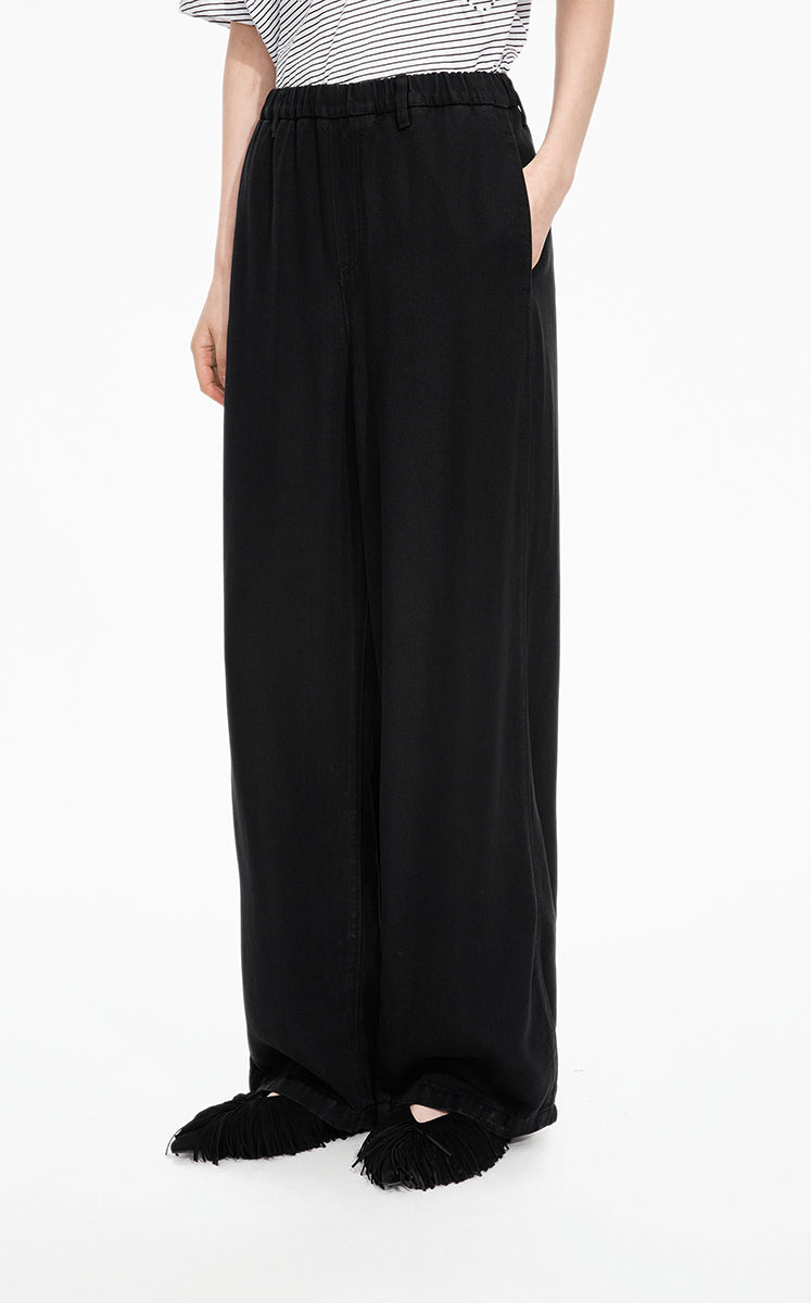 Pants / JNBY Eco-friendly Tencel Wide-Leg Jeans