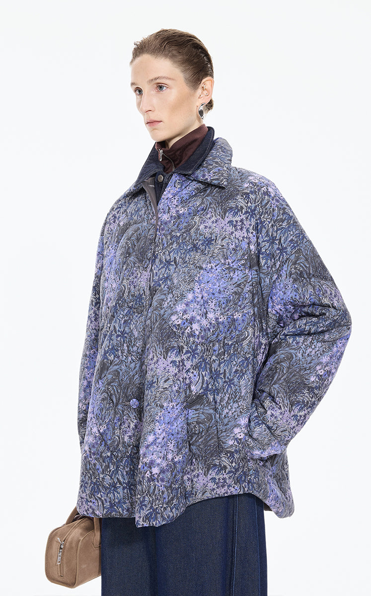 Coat / JNBY Oversized Quilted Shirt Puffer